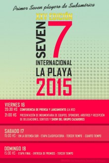 Seven de la Playa 2015 - Afiche