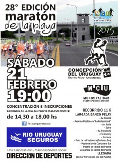 Maraton de la Playa 28 Edicion - 2015