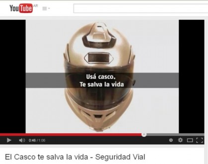 Usar el casco salva vidas