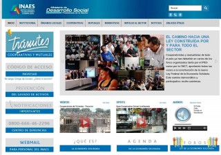 Pagina Web del INAES nueva