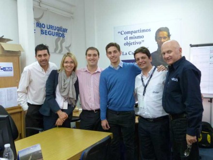 Visita - Jose Lozano - Mariano Borroni - 08-04-2015