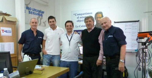 Visita de Luis Marini - Ofician Comercial tandil - 10-04-2015