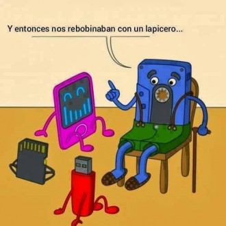 Humor - El abuelo hablando con sus nietos