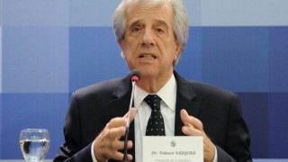 Tabare Vazquez en discurso