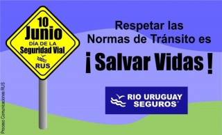 Dia Seguridad Vial placa jun 2015