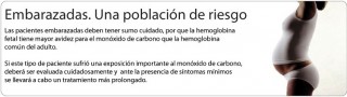 embarazadas en riesgo por el monoxido de carbono