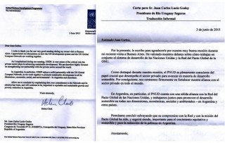 nota pndu agradecimiento a Juan Carlos