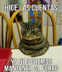 humor Ya no podemos mantener al perro