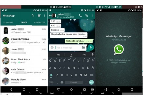 Actualizacion del WhatsApp