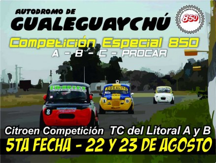 Afiche 5ta fecha - Competicion Especial 850