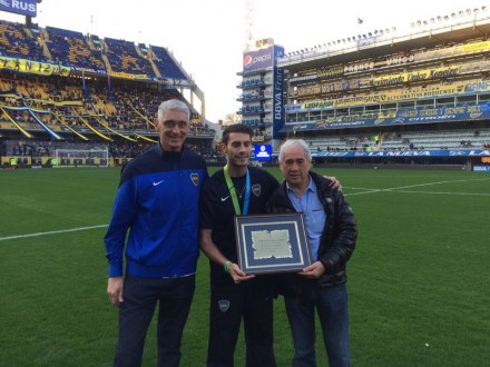 Boca Voley - Reconocimiento a Luciano Zornetta