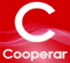 Cooperar logo en rojo