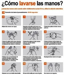 como lavarse las manos