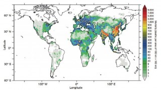 mapamundi de la contaminacion en el mundo