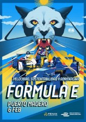 Cacho Fangio 8 afiche formula_e (BA 2016)