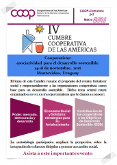 Cumbre Cooperativa de las Americas Montevideo 2016