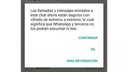 WhatsApp - Mensajes - Cifrados