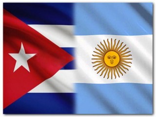 cuba argentina banderas