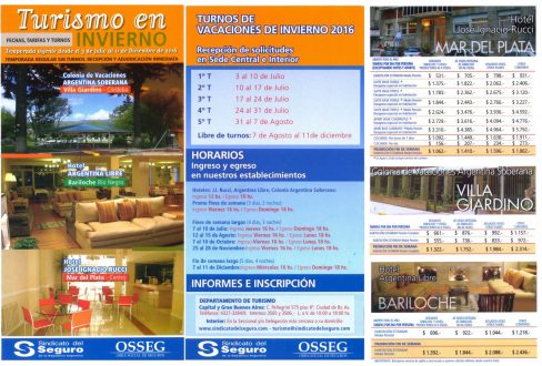 Vacaciones Invierno OSSEG-