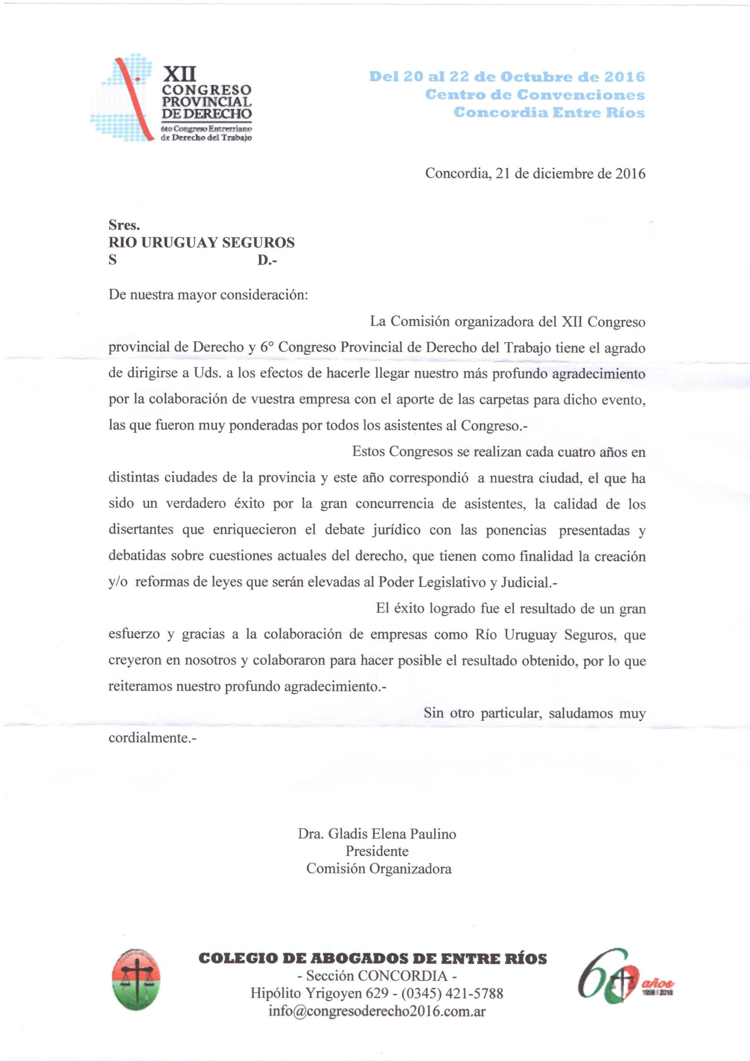 Carta De Agradecimiento Rus Media